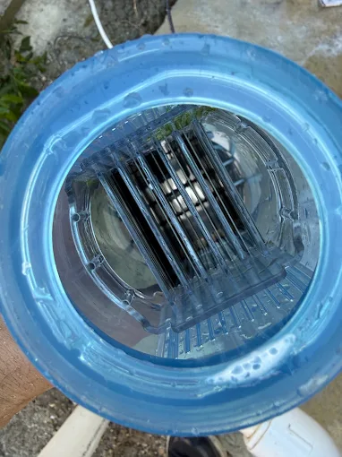 Clean salt cell after professional acid wash service - Bayview Pool Pros Largo FL 33778